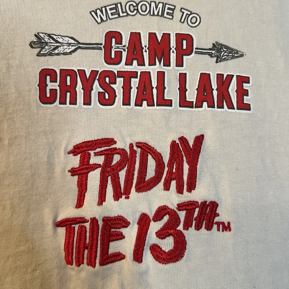 Friday The 13th Camp Crystal Lake‎ X Shoe Palace Size Large/ Beige Color